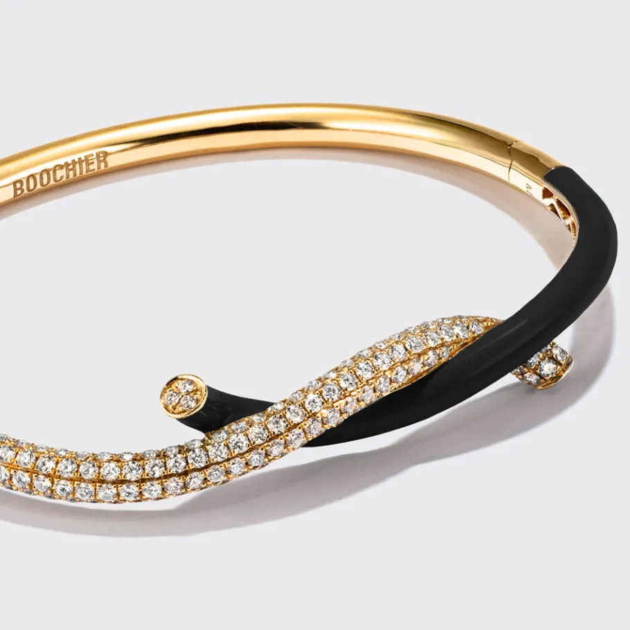 black_fruit_hoops_diamond_1-1.webp BLACK FRUIT HOOPS DIAMOND BANGLE>Boochier Outlet