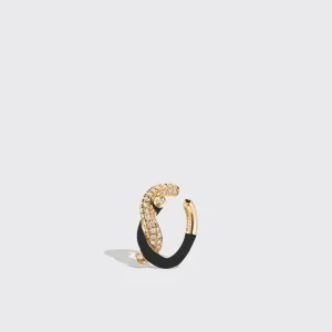 BLACK FRUIT HOOPS EARCUFF>Boochier Hot