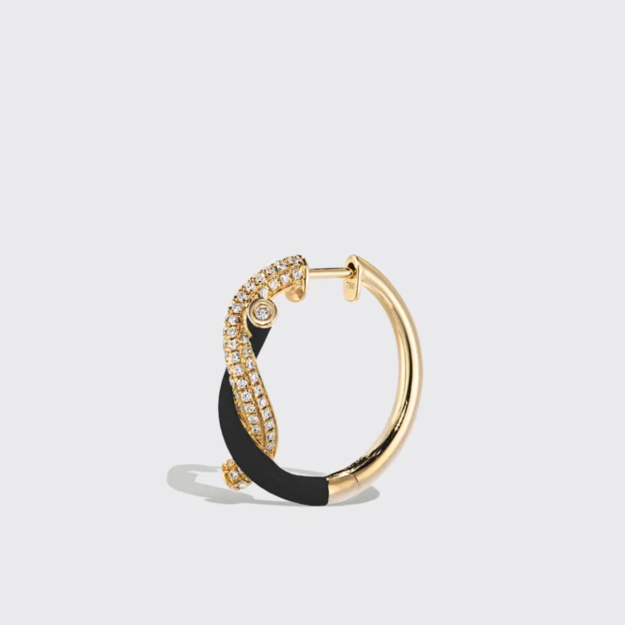 black_fruit_hoops_earring_2.webp BLACK FRUIT HOOPS EARRINGS>Boochier Sale