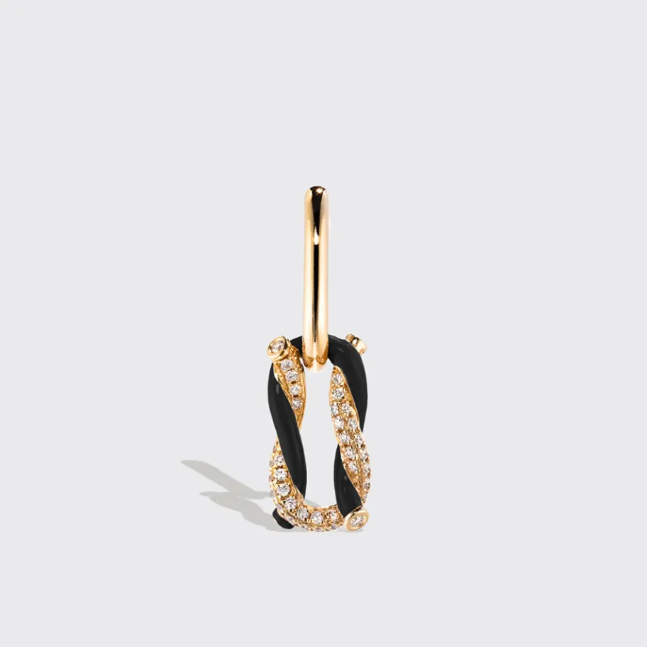 black_fruit_hoops_mono_ea_0.webp BLACK FRUIT HOOPS MONO EARRING>Boochier Online