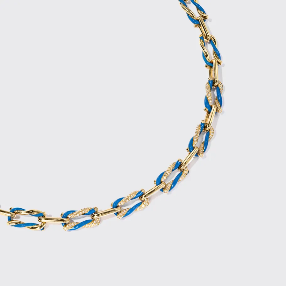 dark_blue_five_diamond_fr_2.webp DARK BLUE FIVE DIAMOND FRUIT HOOPS NECKLACE>Boochier Discount