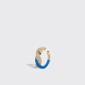 DARK BLUE FRUIT HOOPS EARCUFF>Boochier Sale