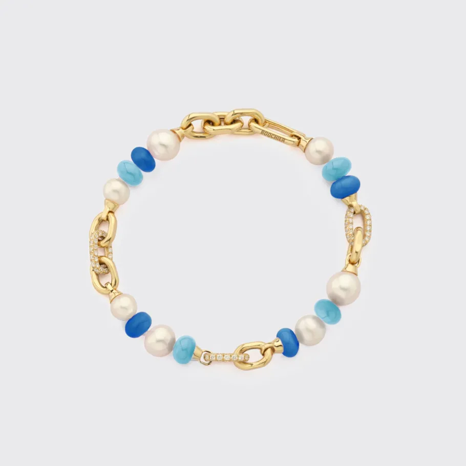 dark_bluelight_blue_diamo_0.webp DARK BLUE-LIGHT BLUE DIAMOND B-BOY CHAIN BRACELET>Boochier Discount