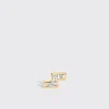 DIAMONDS YELLOW GOLD ARCADE MONO STUD (Z SHAPE)>Boochier Fashion