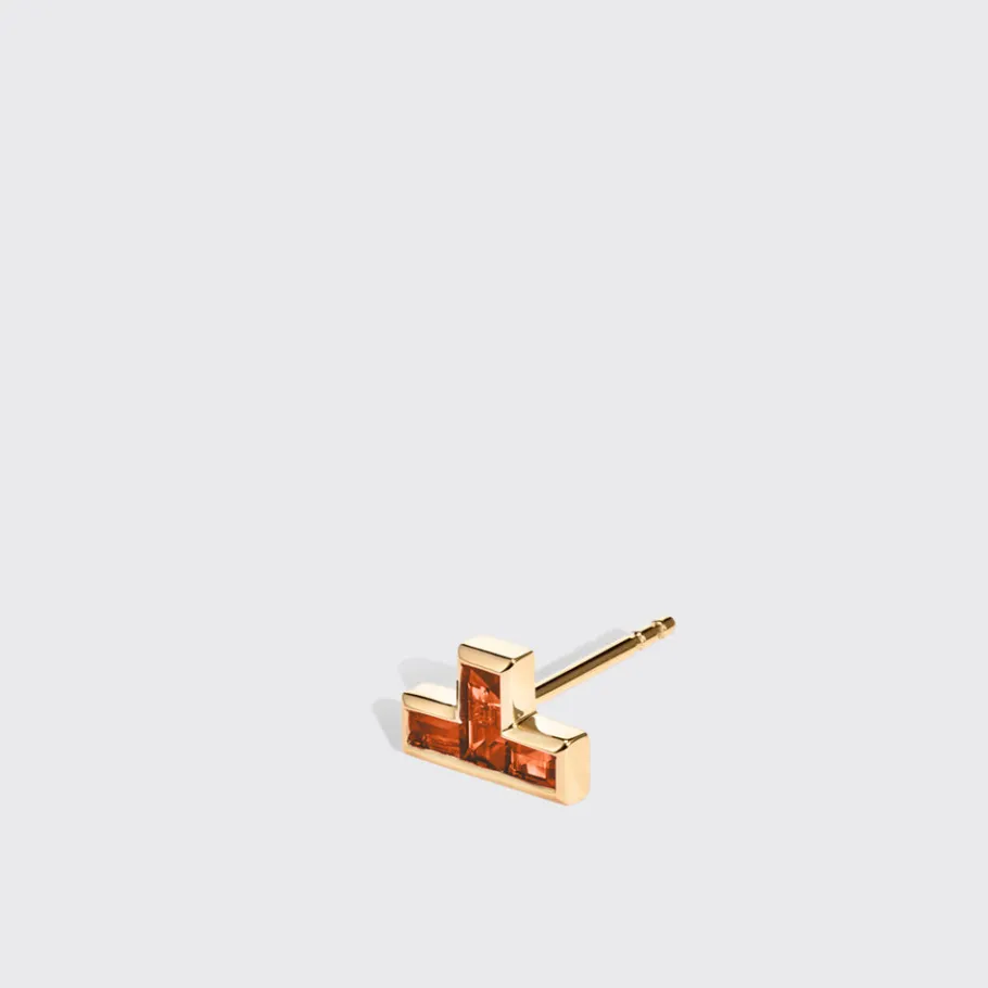 fanta_garnet_yellow_gold__1-2.webp FANTA GARNET YELLOW GOLD ARCADE MONO STUD (T SHAPE)>Boochier New