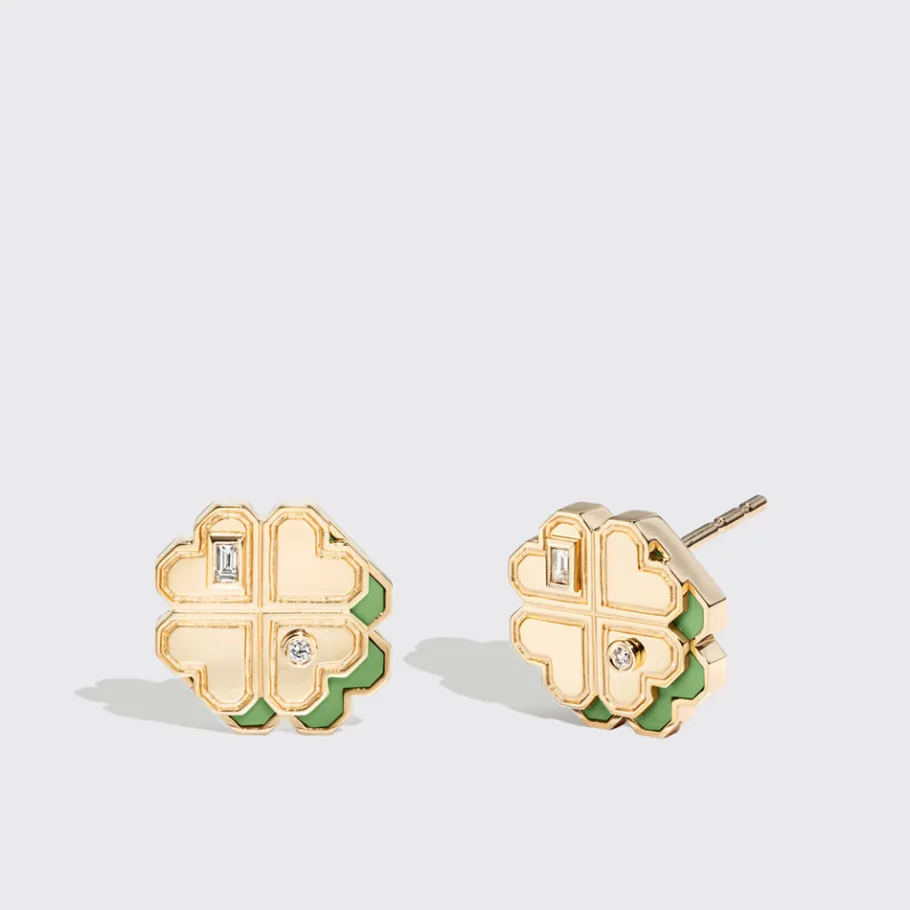 green_turquoise_yellow_go_0-1.webp GREEN TURQUOISE YELLOW GOLD MINI CLOVER LEAF STUDS>Boochier Discount