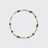 GREY AND WHITE PEARLS YELLOW GOLD BEACHING NECKLACE>Boochier New