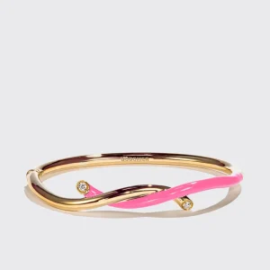 HOT PINK FRUIT HOOPS BANGLE>Boochier Sale