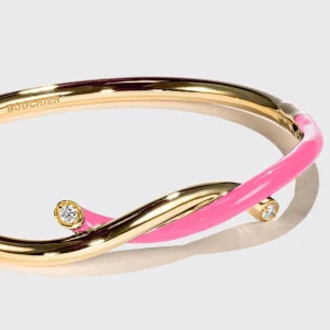 HOT PINK FRUIT HOOPS BANGLE>Boochier Sale