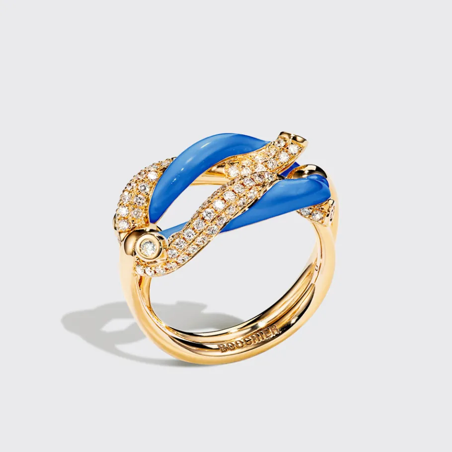 jumbo_dark_blue_fruit_hoo_0.webp JUMBO DARK BLUE FRUIT HOOPS BUCKLE RING>Boochier Sale