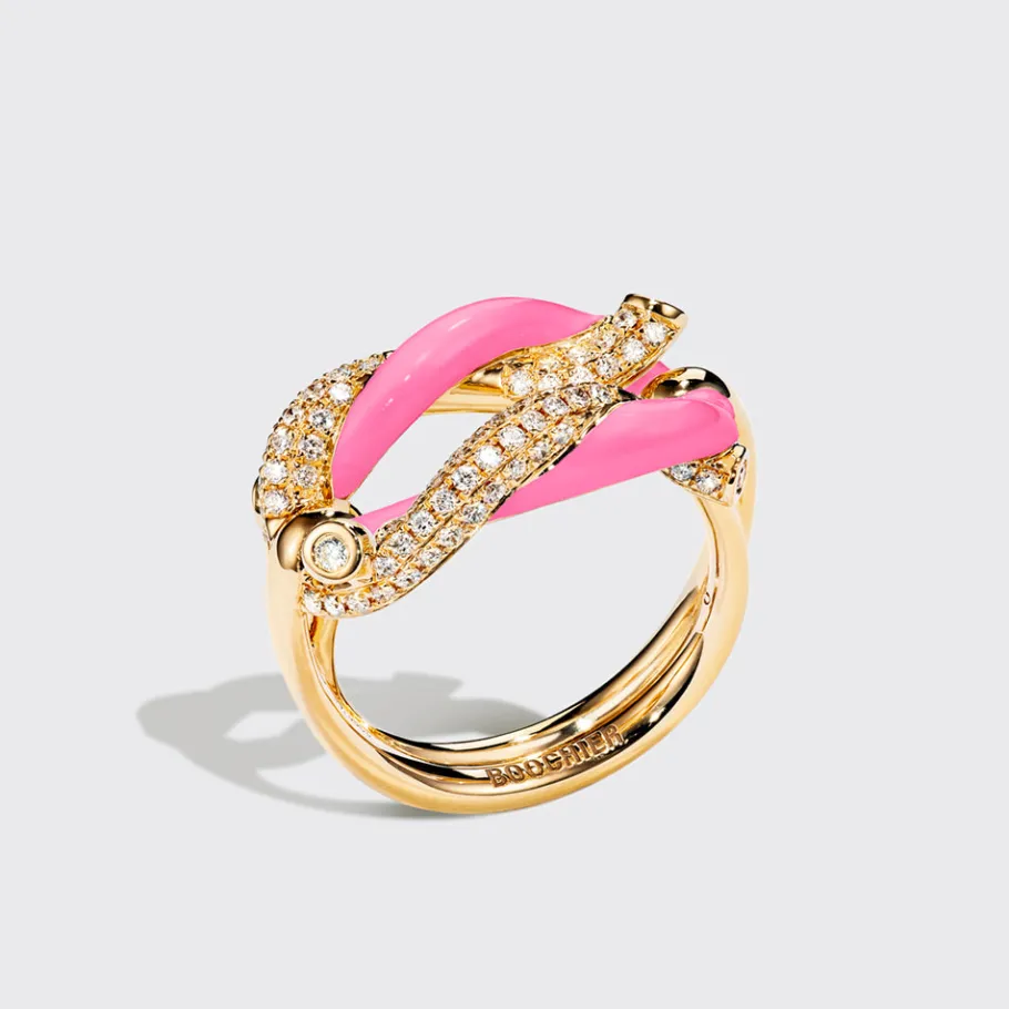 jumbo_hot_pink_fruit_hoop_0.webp JUMBO HOT PINK FRUIT HOOPS BUCKLE RING>Boochier Discount