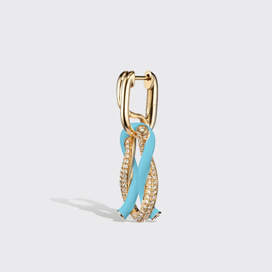 jumbo_light_blue_half_dia_2.webp JUMBO LIGHT BLUE HALF DIAMOND FRUIT HOOPS BUCKLE EARRINGS>Boochier Sale