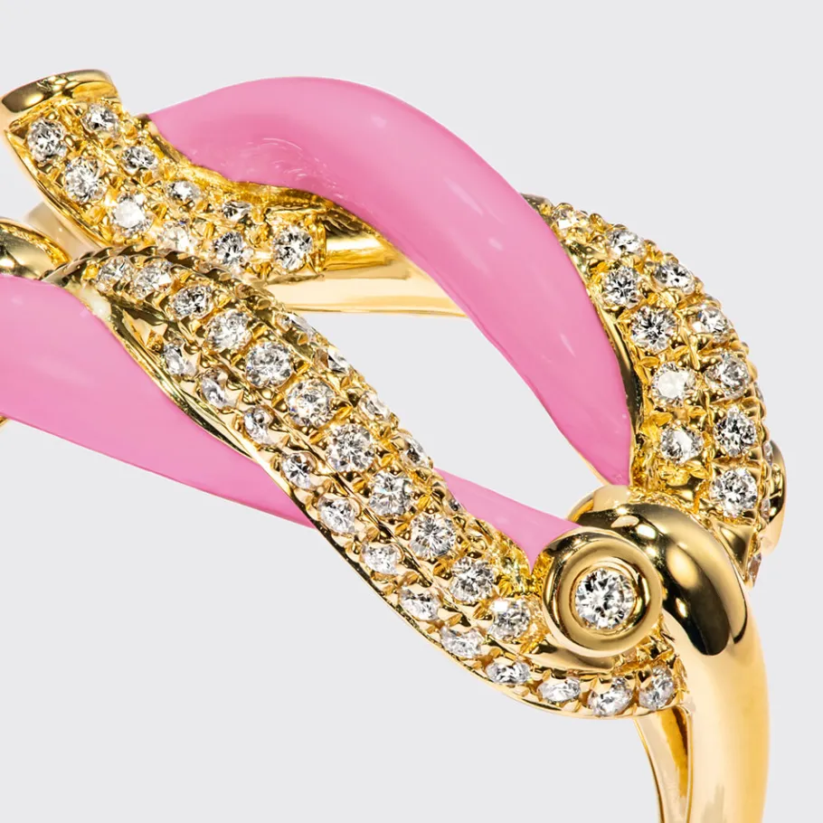 jumbo_light_pink_fruit_ho_1.webp JUMBO LIGHT PINK FRUIT HOOPS BUCKLE RING>Boochier Fashion