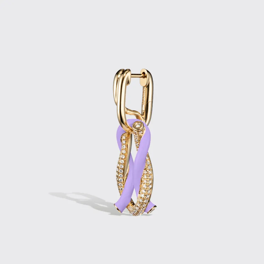 jumbo_lilac_half_diamond__2.webp JUMBO LILAC HALF DIAMOND FRUIT HOOPS BUCKLE EARRINGS>Boochier Sale