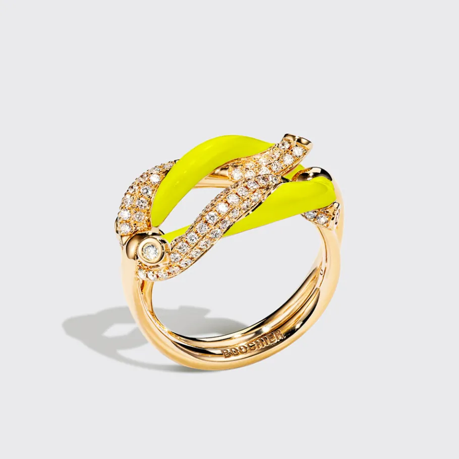 jumbo_neon_yellow_fruit_h_0.webp JUMBO NEON YELLOW FRUIT HOOPS BUCKLE RING>Boochier Best
