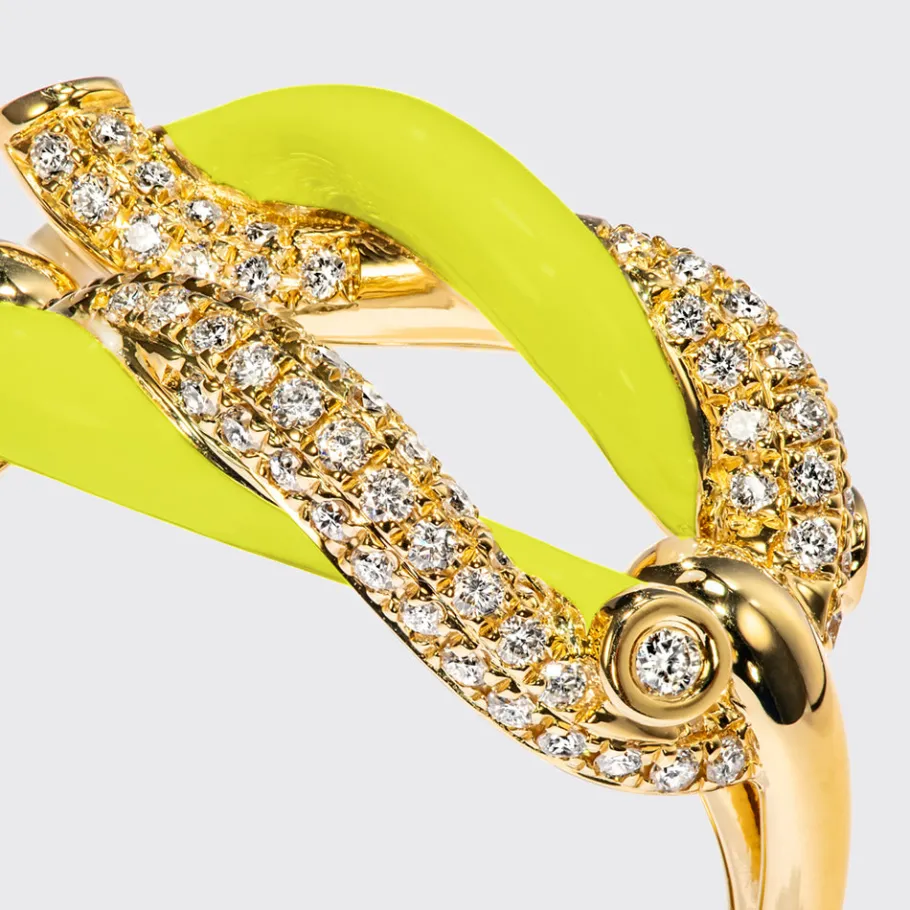 jumbo_neon_yellow_fruit_h_1.webp JUMBO NEON YELLOW FRUIT HOOPS BUCKLE RING>Boochier Best