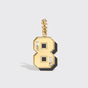JUMBO ONYX NOSTALGIA NUMBER PENDANT>Boochier Sale