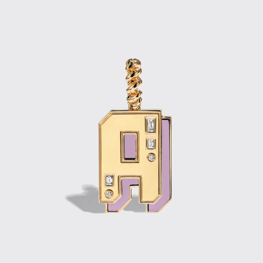 jumbo_phosphosiderite_nos_0.webp JUMBO PHOSPHOSIDERITE NOSTALGIA LETTER PENDANT>Boochier Clearance