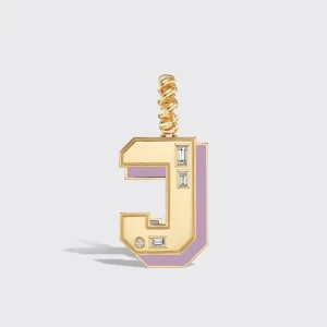 JUMBO PHOSPHOSIDERITE NOSTALGIA LETTER PENDANT>Boochier Clearance