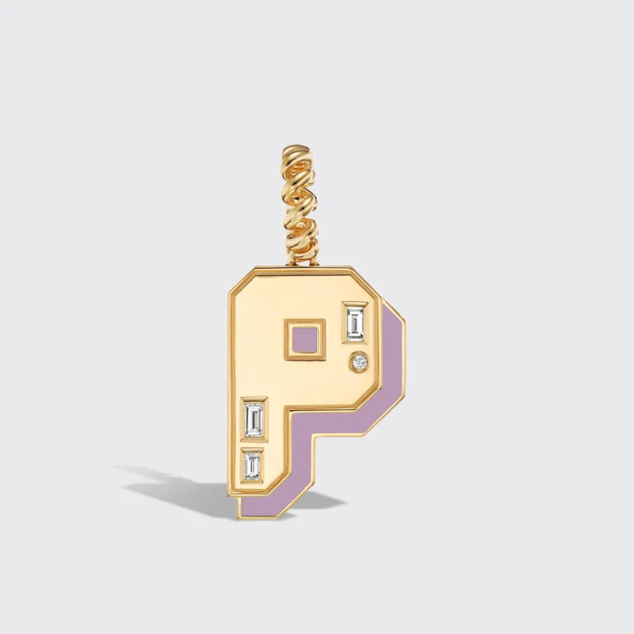 jumbo_phosphosiderite_nos_6.webp JUMBO PHOSPHOSIDERITE NOSTALGIA LETTER PENDANT>Boochier Clearance