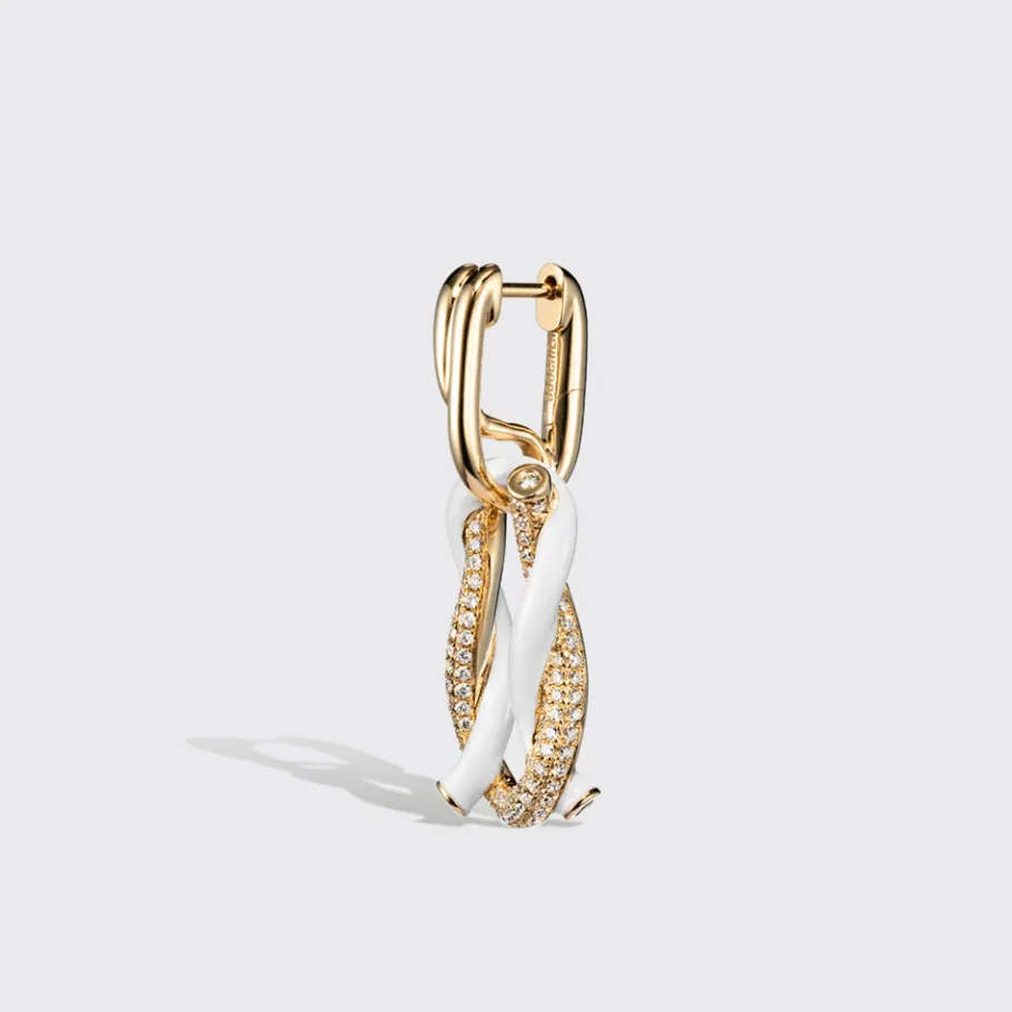 jumbo_white_half_diamond__2.webp JUMBO WHITE HALF DIAMOND FRUIT HOOPS BUCKLE EARRINGS>Boochier Outlet