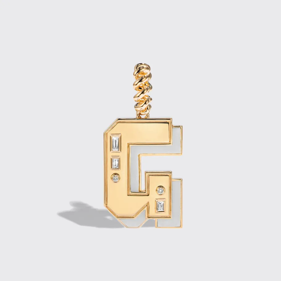 jumbo_white_mother_of_pea_4.webp JUMBO WHITE MOTHER OF PEARL NOSTALGIA LETTER PENDANT>Boochier Online