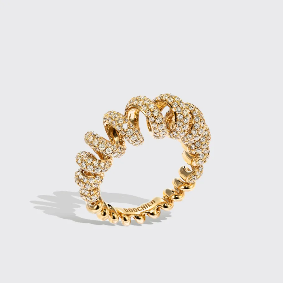 jumbo_yellow_gold_diamond_0.webp JUMBO YELLOW GOLD DIAMOND SLINKEE RING>Boochier Clearance