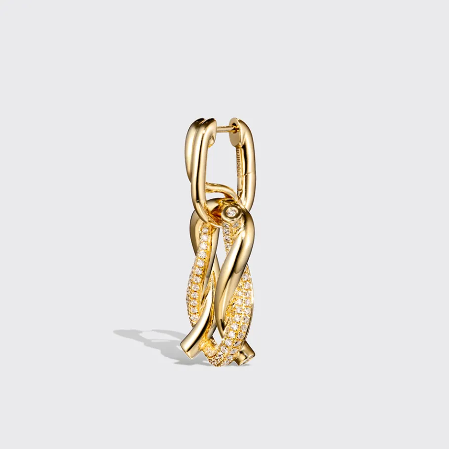 jumbo_yellow_gold_half_di_2.webp JUMBO YELLOW GOLD HALF DIAMOND TIES BUCKLE EARRINGS>Boochier Sale