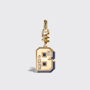 LAPIS NOSTALGIA LETTER CHARM>Boochier Clearance
