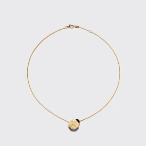 LAPIS YELLOW GOLD LADYBUG NECKLACE>Boochier Discount