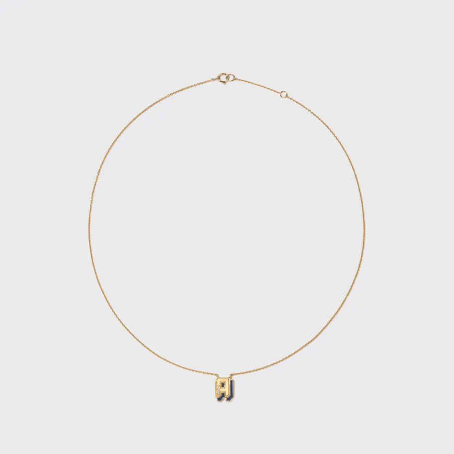 lapis_yellow_gold_mini_le_0-1.webp LAPIS YELLOW GOLD MINI LETTER NECKLACE>Boochier Discount