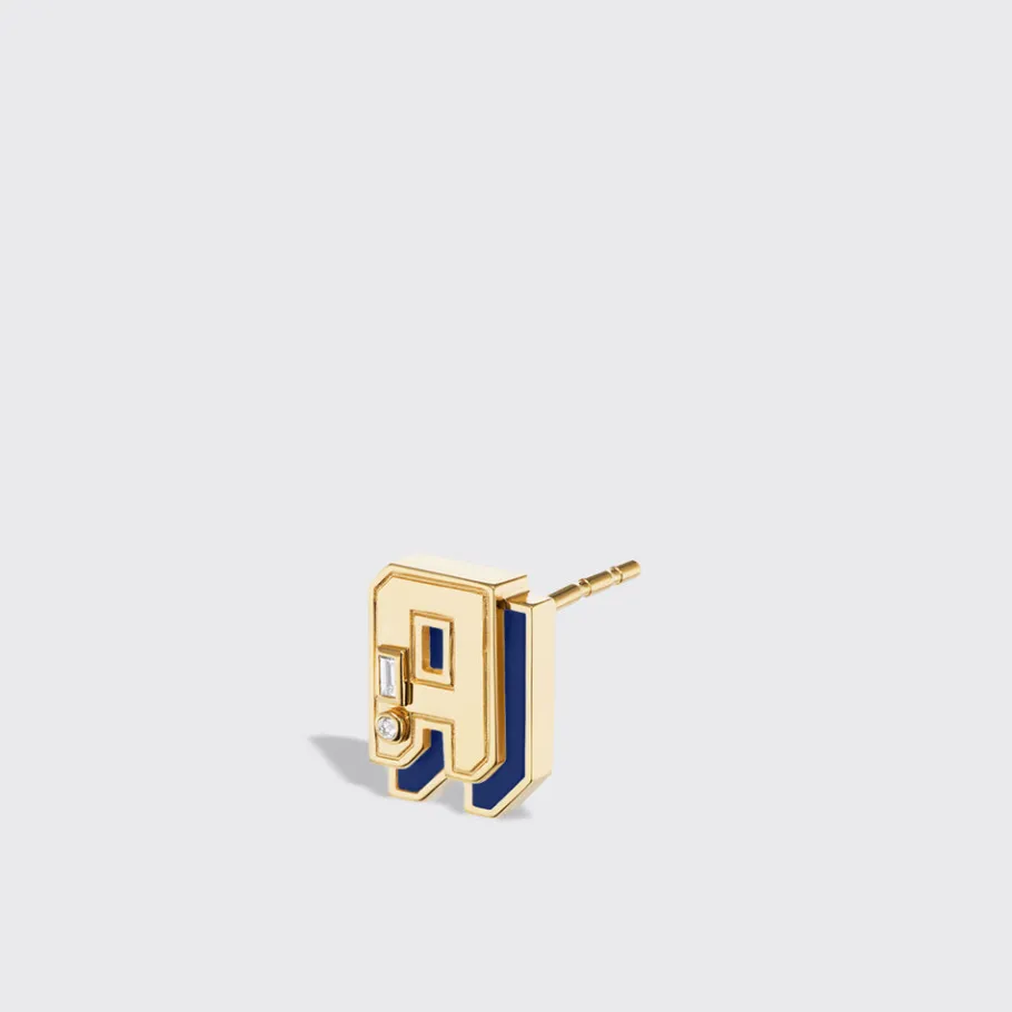 lapis_yellow_gold_mini_le_1.webp LAPIS YELLOW GOLD MINI LETTER MONO STUD>Boochier Best