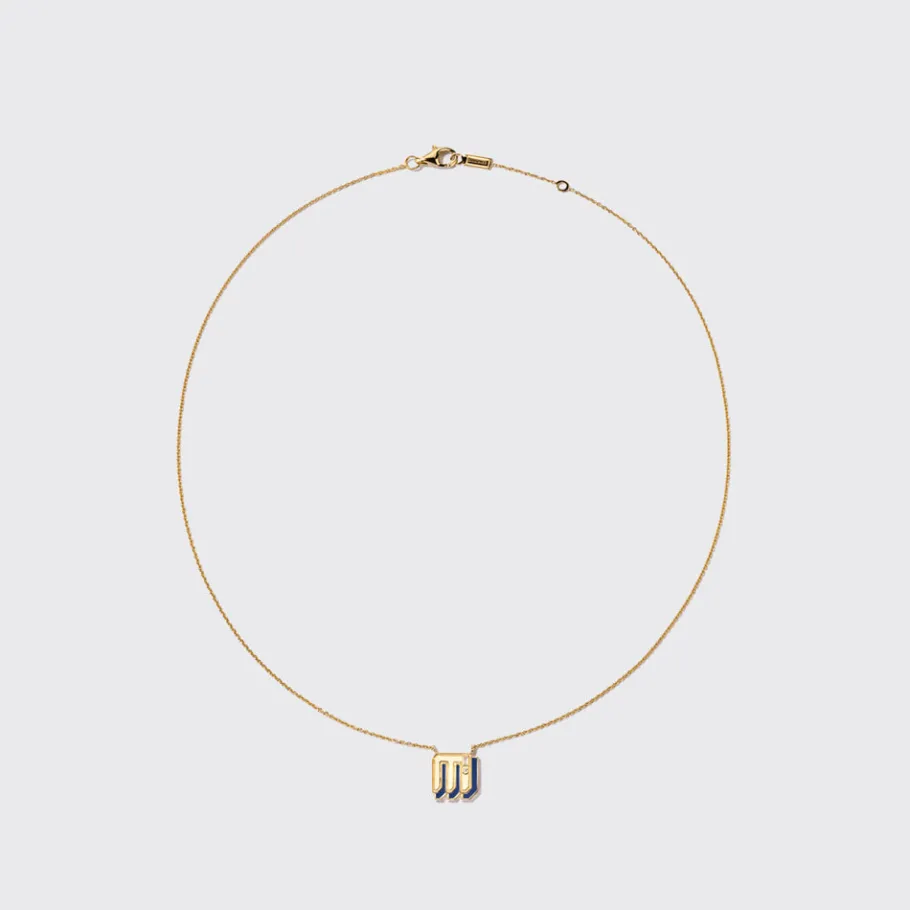 lapis_yellow_gold_mini_le_4-1.webp LAPIS YELLOW GOLD MINI LETTER NECKLACE>Boochier Discount