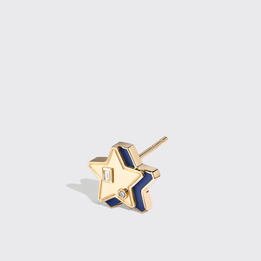 lapis_yellow_gold_mini_st_1.webp LAPIS YELLOW GOLD MINI STAR STUDS>Boochier Clearance
