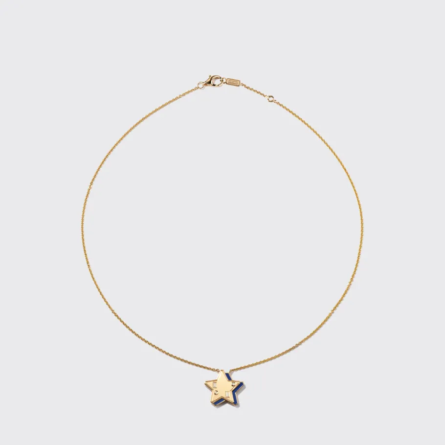 lapis_yellow_gold_star_ne_0.webp LAPIS YELLOW GOLD STAR NECKLACE>Boochier Online