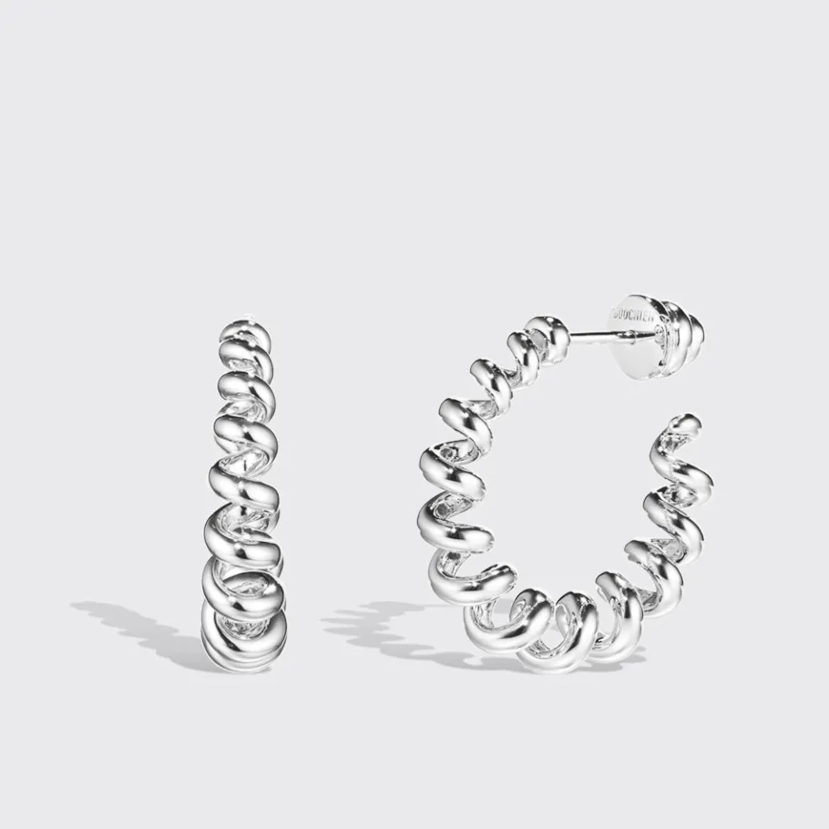 large_white_gold_slinkee__0.webp LARGE WHITE GOLD SLINKEE EARRINGS>Boochier Sale