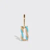 LIGHT BLUE FRUIT HOOPS MONO EARRING>Boochier Discount