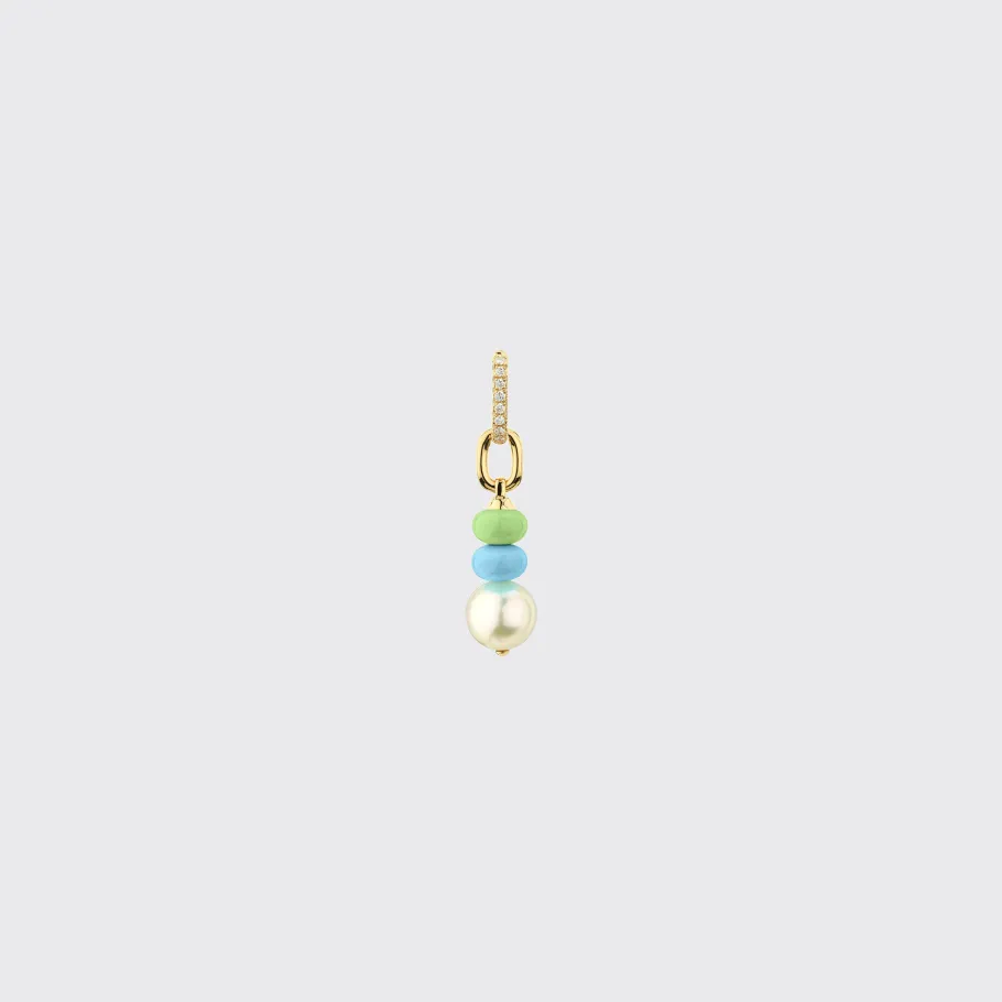 light_bluelime_green_sing_0.webp LIGHT BLUE-LIME GREEN SINGLE PEARL DIAMOND B-BOY EARRING>Boochier Online