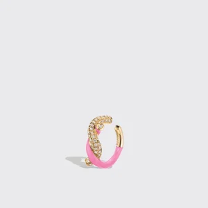 LIGHT PINK FRUIT HOOPS EARCUFF>Boochier Hot