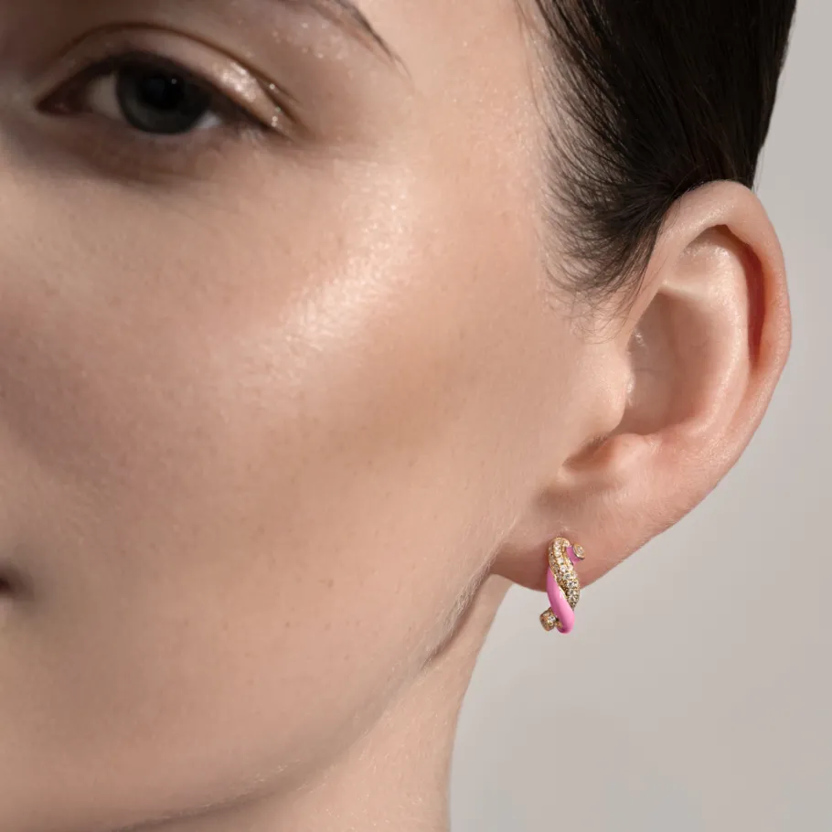 light_pink_small_fruit_ho_1.webp LIGHT PINK SMALL FRUIT HOOPS EARRINGS>Boochier Best