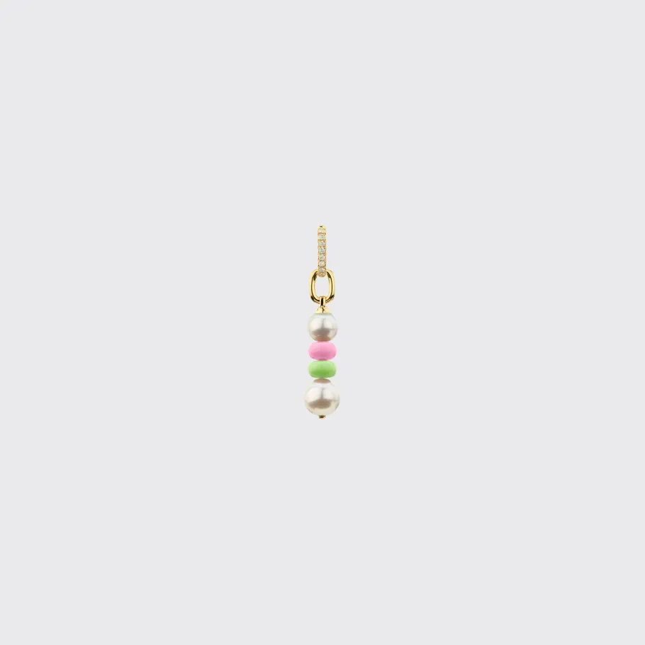 light_pinklime_green_doub_0-1.webp LIGHT PINK-LIME GREEN DOUBLE PEARL DIAMOND B-BOY EARRING>Boochier Clearance