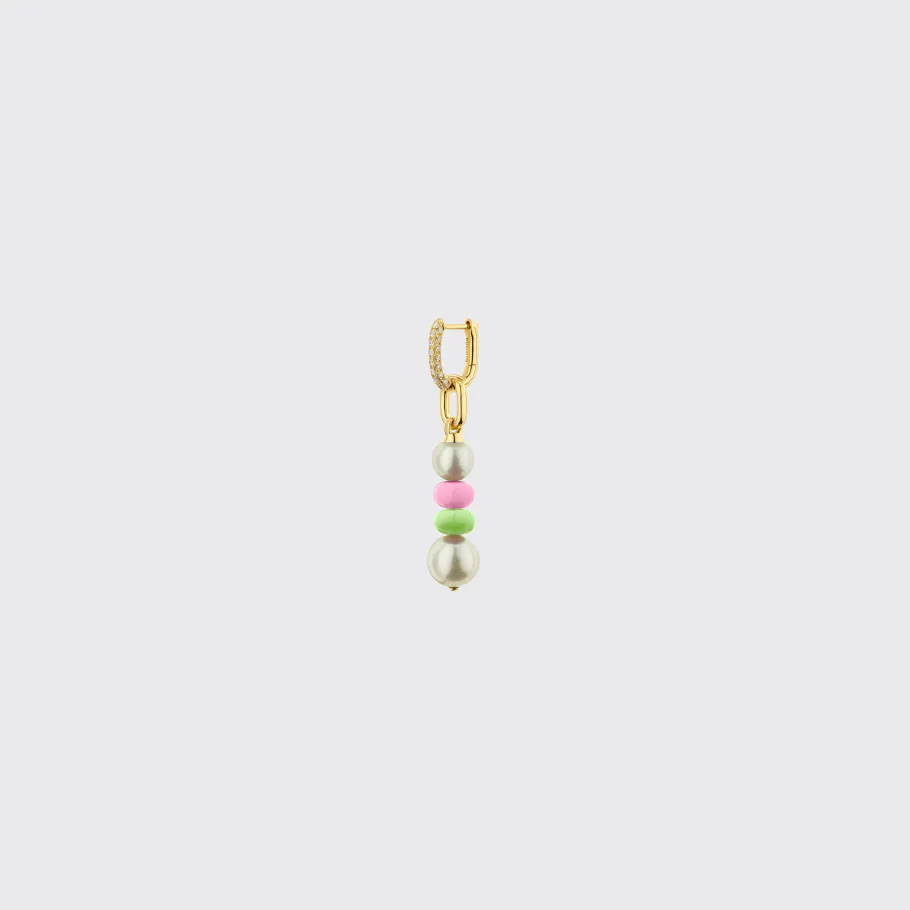 light_pinklime_green_doub_1-1.webp LIGHT PINK-LIME GREEN DOUBLE PEARL DIAMOND B-BOY EARRING>Boochier Clearance