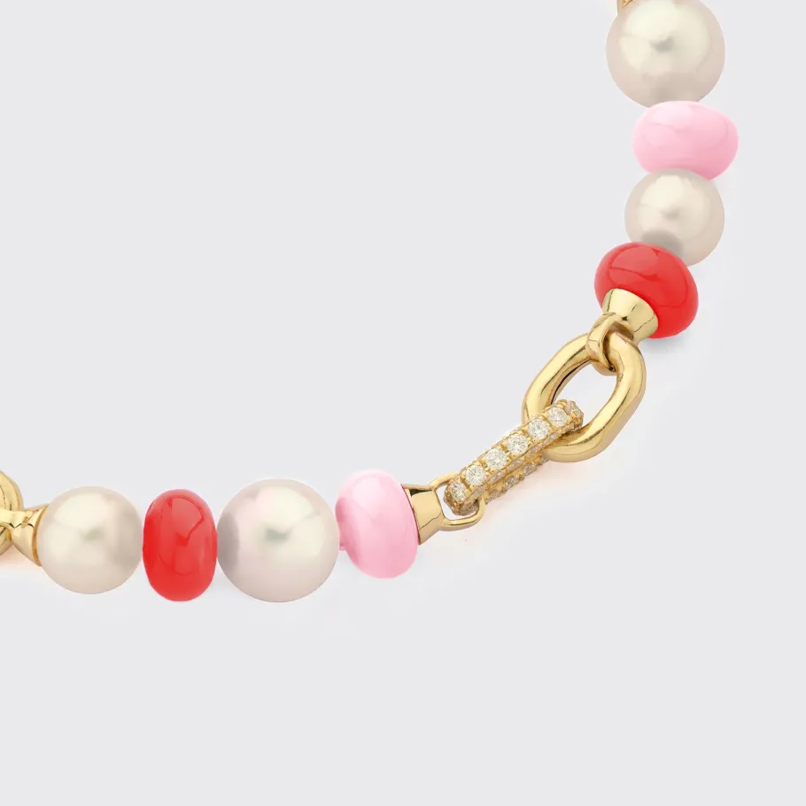 light_pinkred_diamond_bbo_1.webp LIGHT PINK-RED DIAMOND B-BOY CHAIN BRACELET>Boochier Best