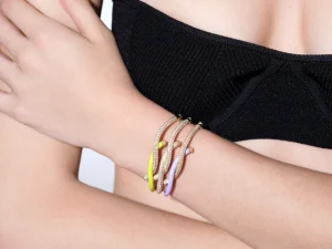 LILAC FRUIT HOOPS DIAMOND BANGLE>Boochier Sale