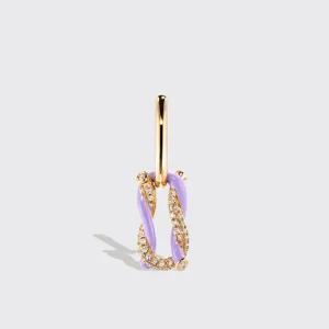 LILAC FRUIT HOOPS MONO EARRING>Boochier Online
