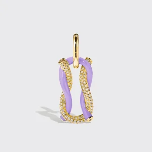 LILAC JUMBO FRUIT HOOPS PENDANT>Boochier Discount