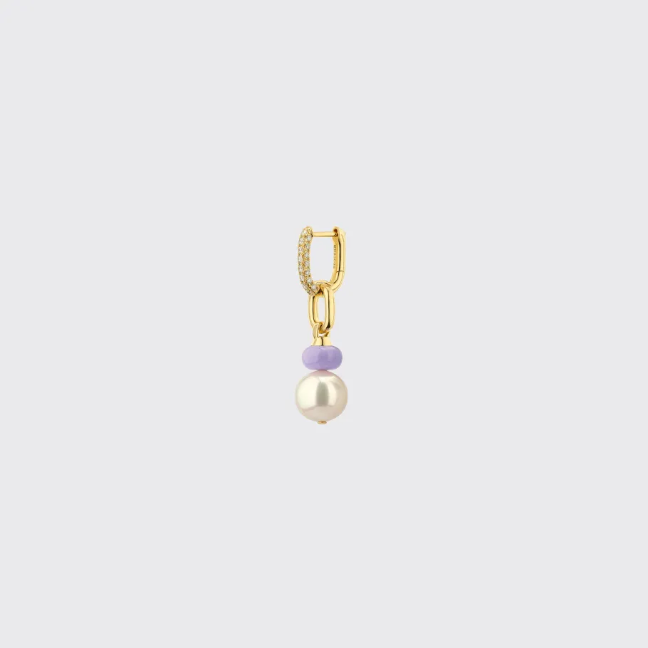 lilac_single_pearl_diamon_1.webp LILAC SINGLE PEARL DIAMOND B-BOY EARRING>Boochier Clearance