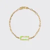 LIME GREEN FRUIT HOOPS BRACELET>Boochier Discount