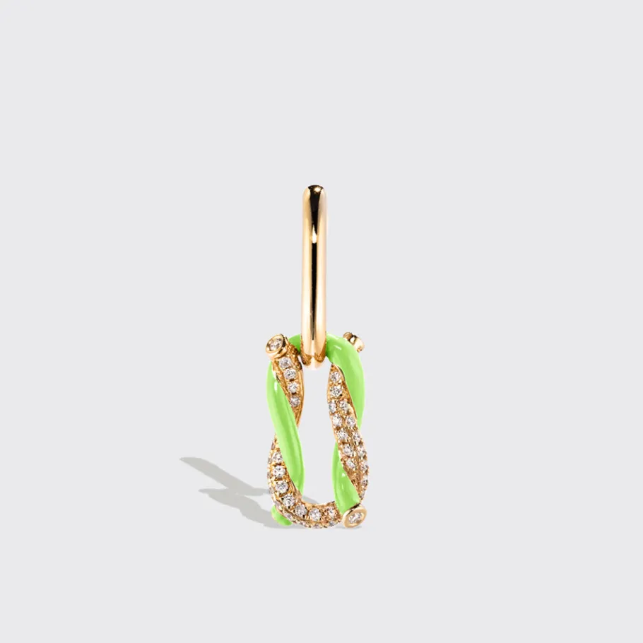 lime_green_fruit_hoops_mo_0.webp LIME GREEN FRUIT HOOPS MONO EARRING>Boochier Fashion