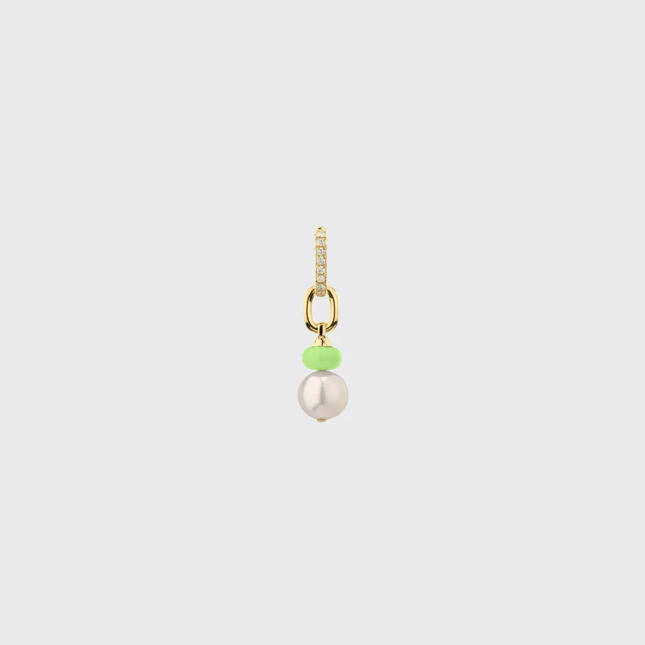 lime_green_single_pearl_d_0.webp LIME GREEN SINGLE PEARL DIAMOND B-BOY EARRING>Boochier Hot